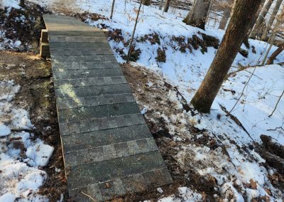 Bike trail repair at Montgomery Bell State Park