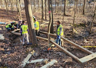 Building bridges at Montgomery Bell State Park